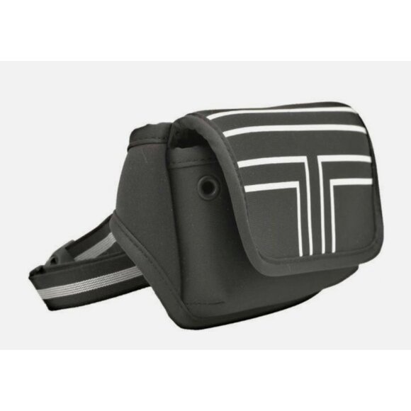 TORY BURCH Sport Belt Bag Neoprene Running Navy White - Picture 5 of 11